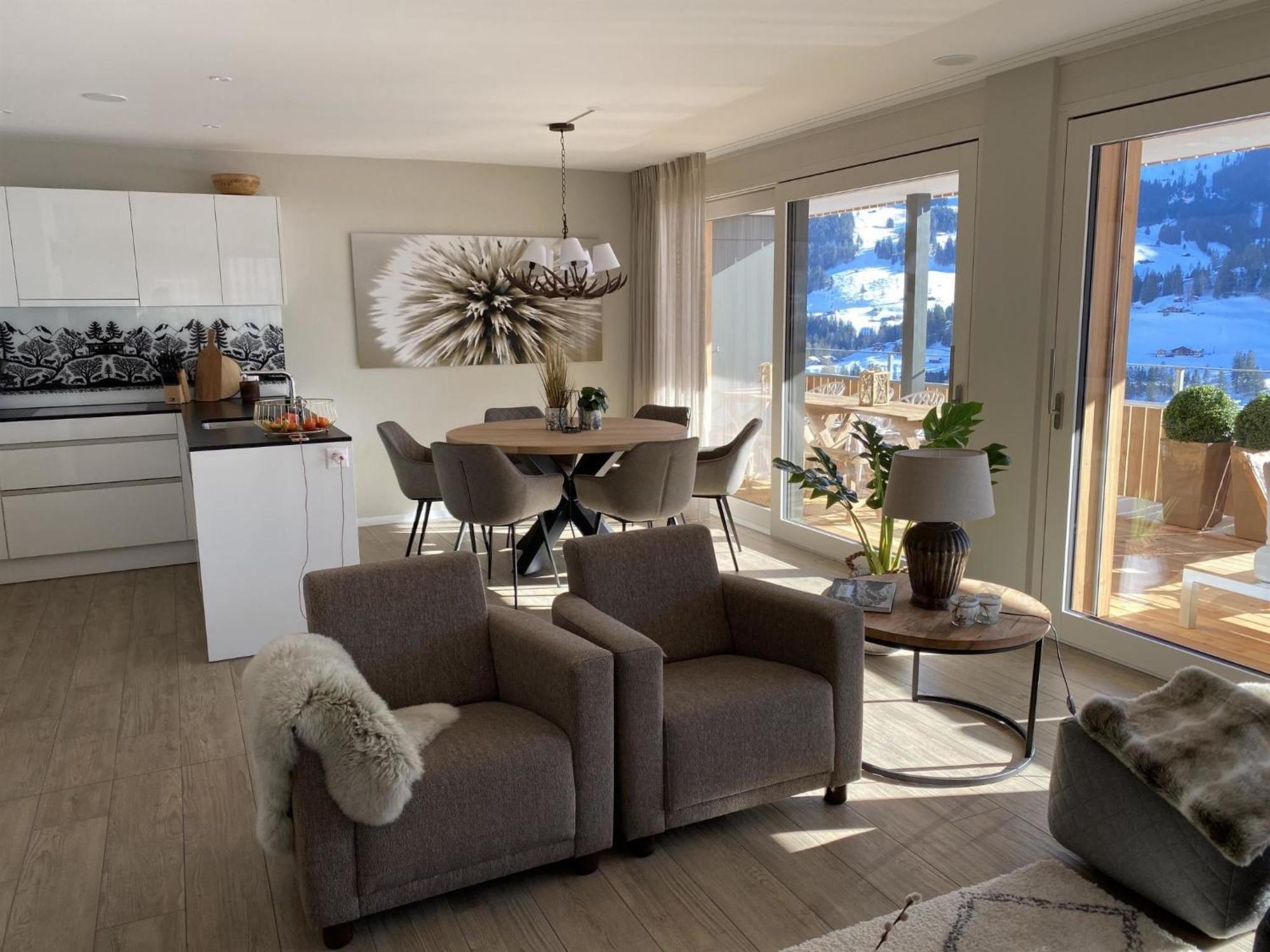 Apartment Alpenrose By Interhome Adelboden Bagian luar foto